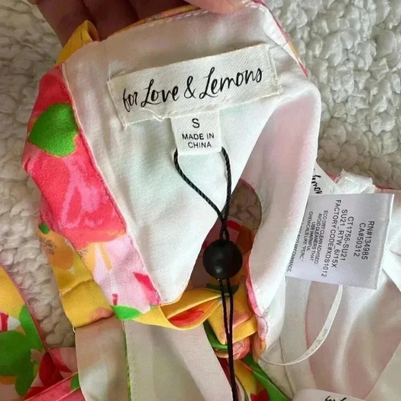 FOR LOVE AND LEMONS  BRA TOP WITH TIE - Picture 4 of 5